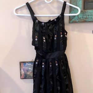 Sue Wong black cocktail dress